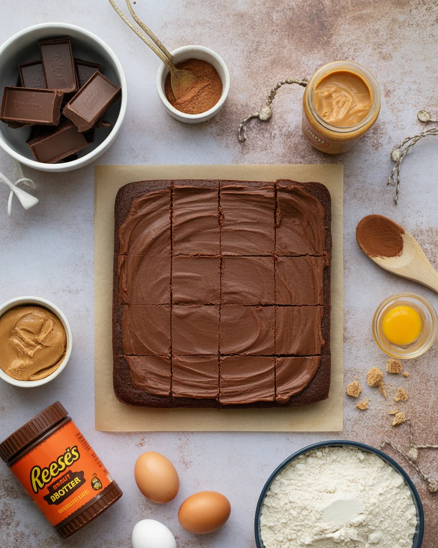 Reese's Peanut Butter Chocolate Brownie