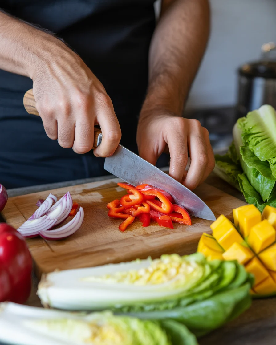 Sweet Chili Pineapple Shrimp Lettuce Wraps