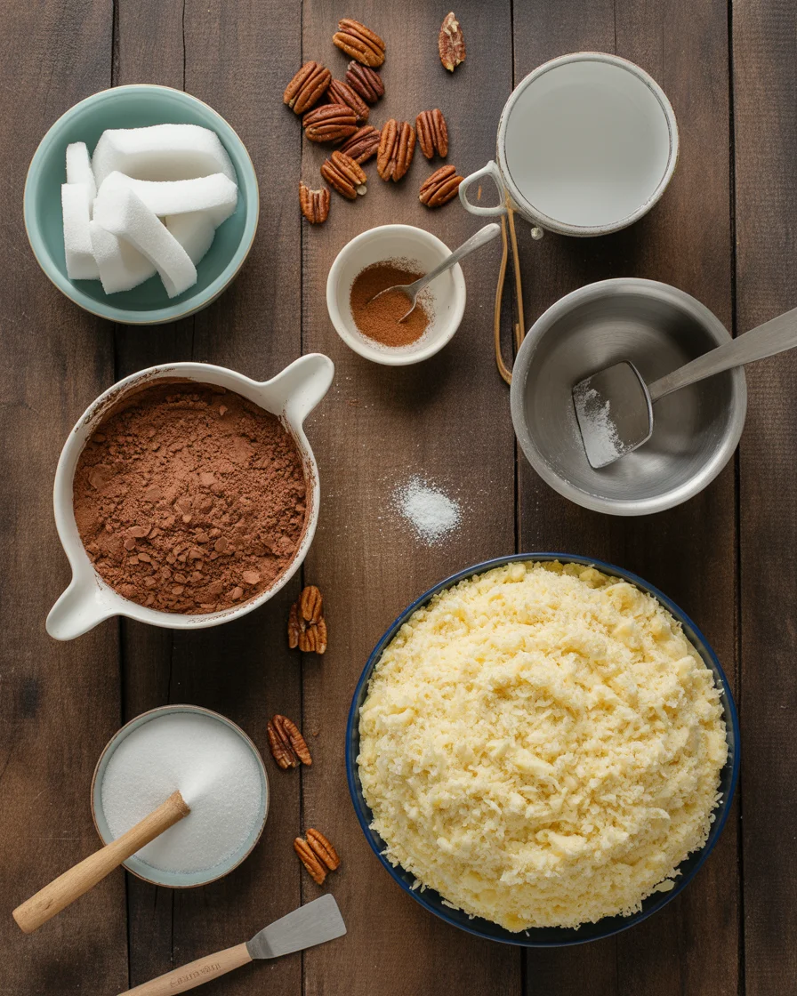 White German Chocolate Cake