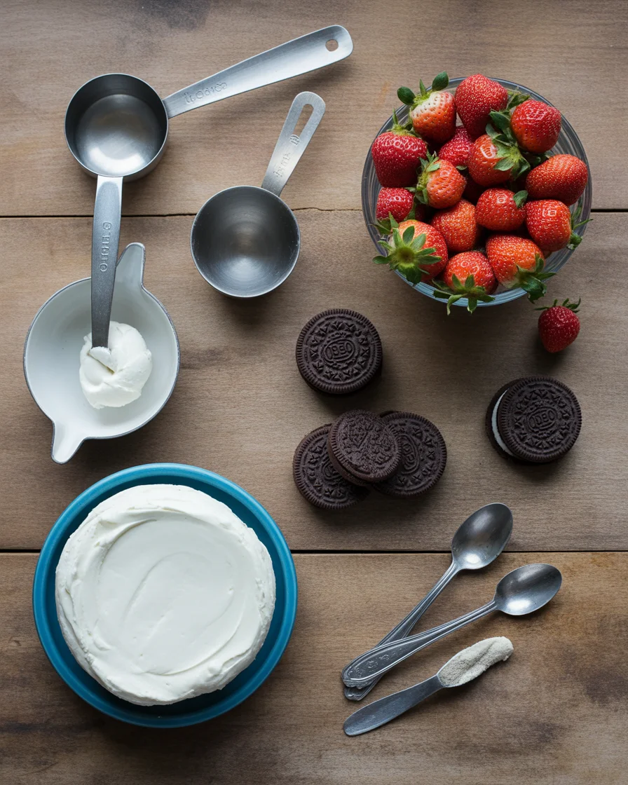 Strawberry Oreo Cheesecake Cups
