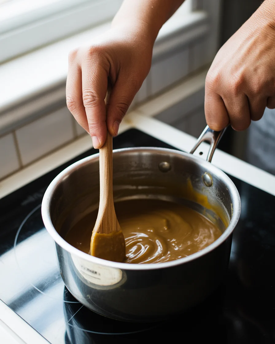 Slow Cooker Sweetened Condensed Milk Caramel