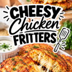 Cheesy Chicken Fritters