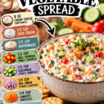 Creamy Garden Vegetable Spread