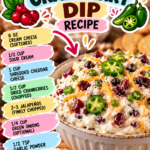 Cream Cheese Jalapeño Cranberry Dip