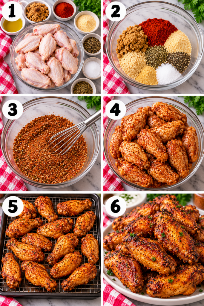 Dry Rub Chicken Wings