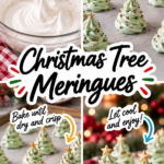 Christmas Tree Meringues