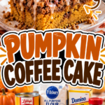 Gooey Pumpkin Coffee Crumble Cake Recipe