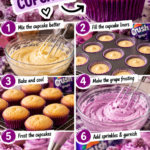 Grape Crush Cupcakes