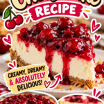 No Bake Cherry Pistachio Cheesecake Recipe