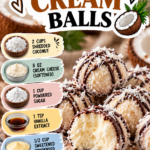 No Bake Coconut Cream Balls
