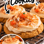 Sparkly Pumpkin Cookies