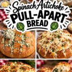 Spinach Artichoke Pull-Apart Bread
