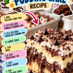 Vanilla and Chocolate Pudding Cake