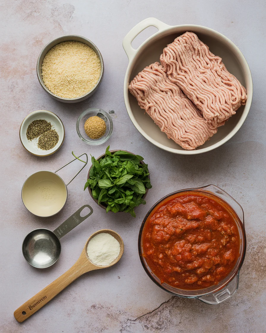 Cheesy Turkey Meatball Skillet