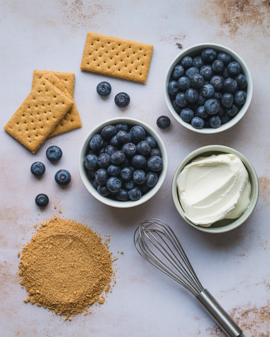 No bake blueberry cheesecake