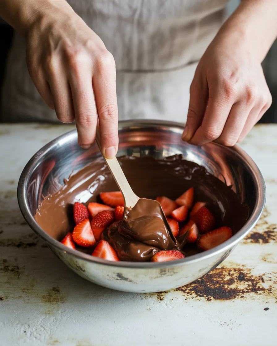 Strawberry Nougat Chocolate Bars