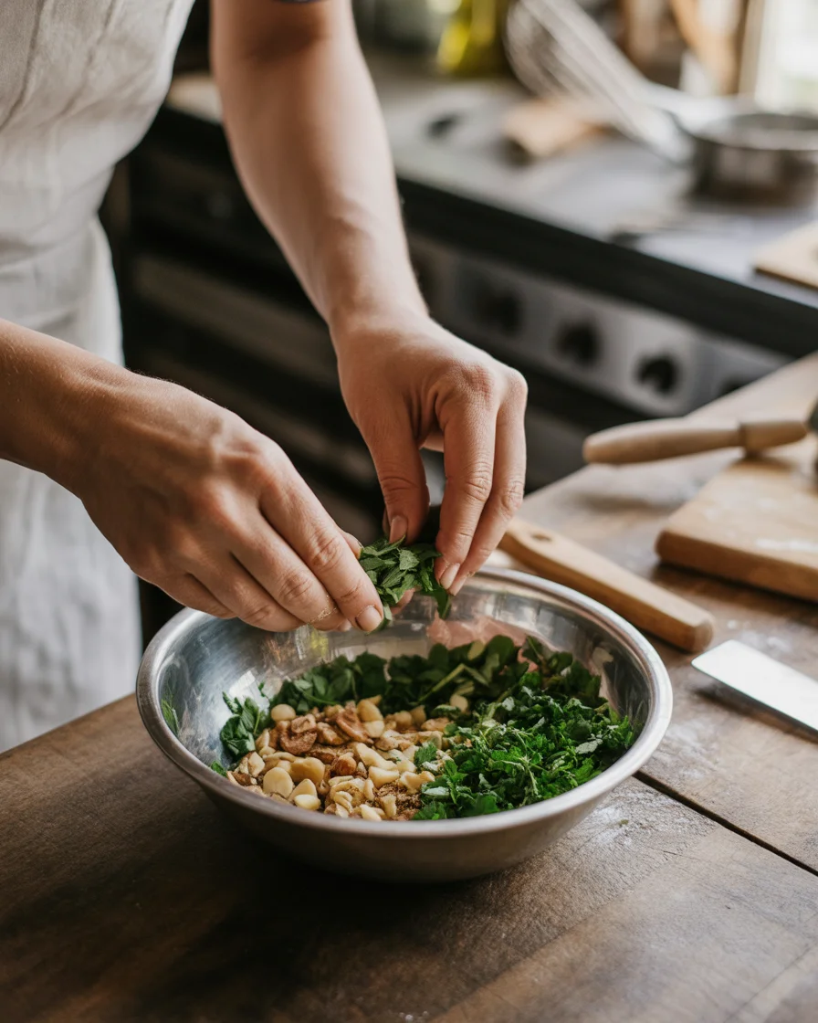 Blue Cheese Stuffed Pears