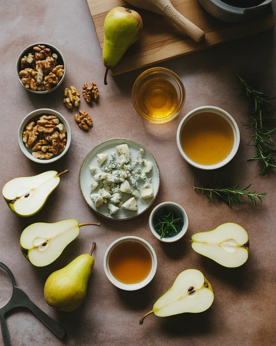 Blue Cheese Stuffed Pears