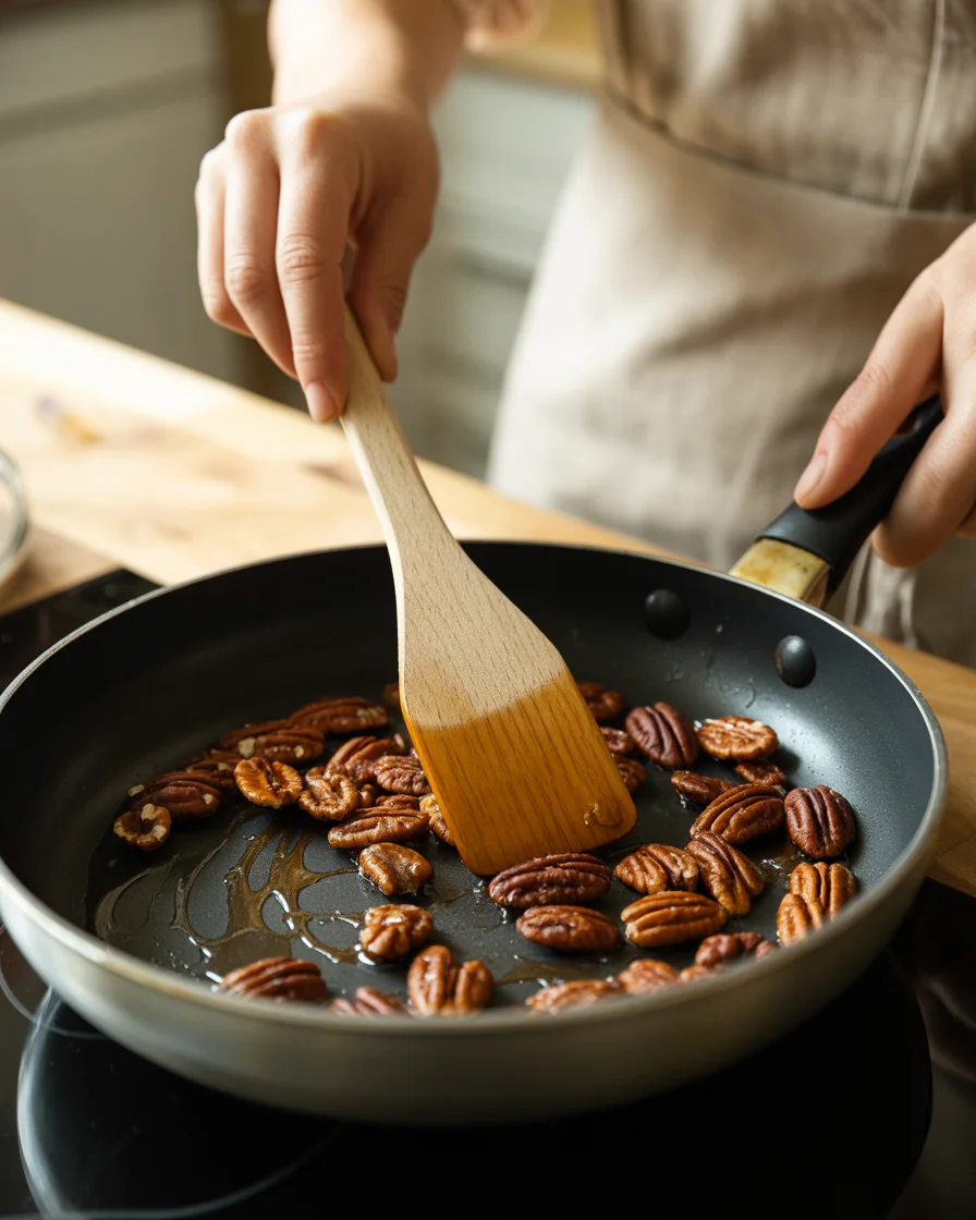 Caramel nuts 5 minutes