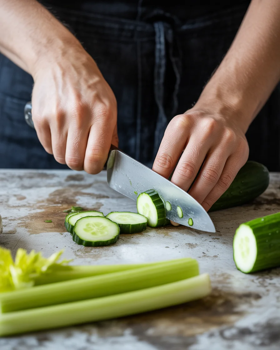 Creamy Cucumber Shrimp Salad