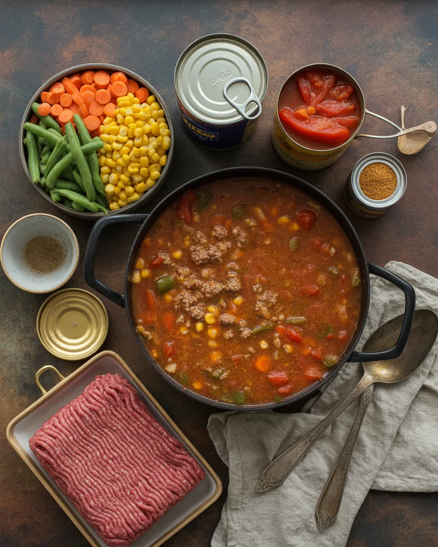 Cowboy Hamburger Soup