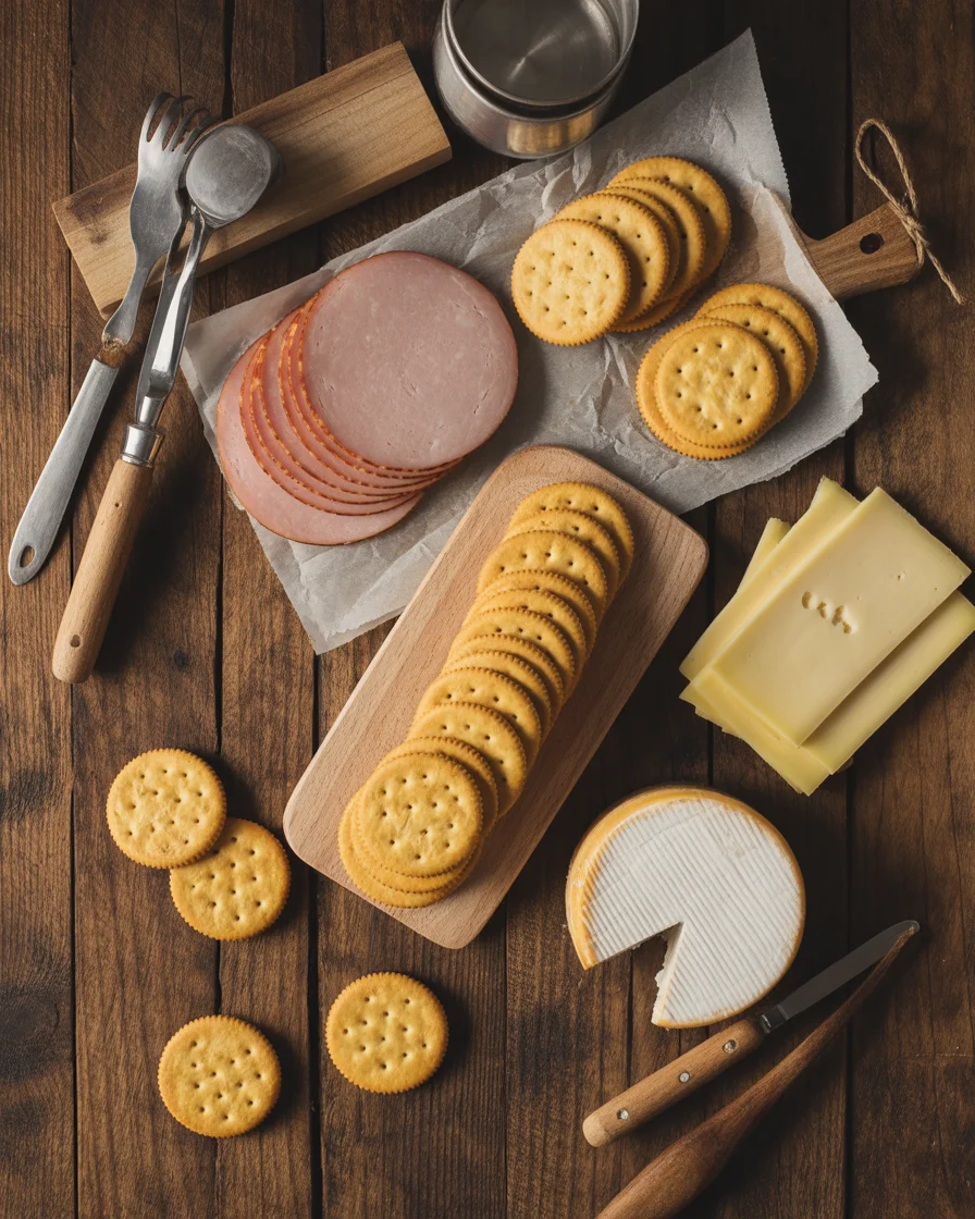 Ritz Cracker Party Sandwiches