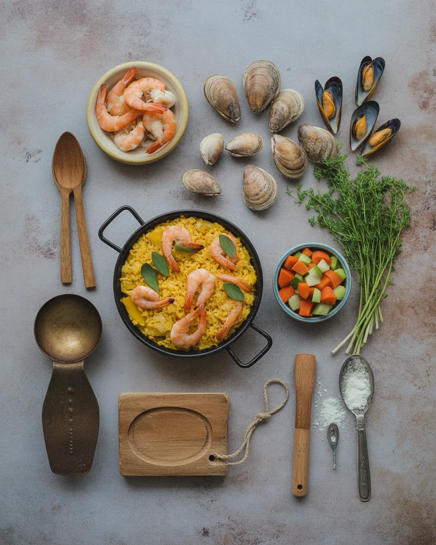 Spanish Seafood Paella