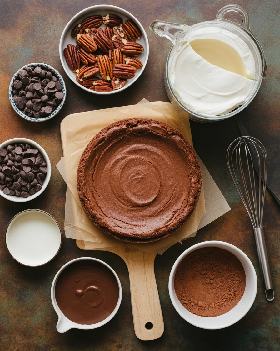 Irresistible Turtle Brownie Cheesecake