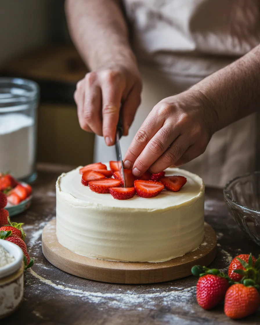 Strawberry Pineapple Pound Cake