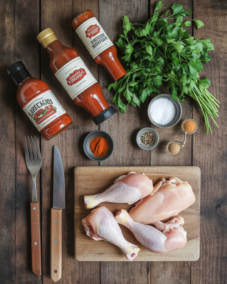 SWEET BABY RAY’S CROCKPOT CHICKEN