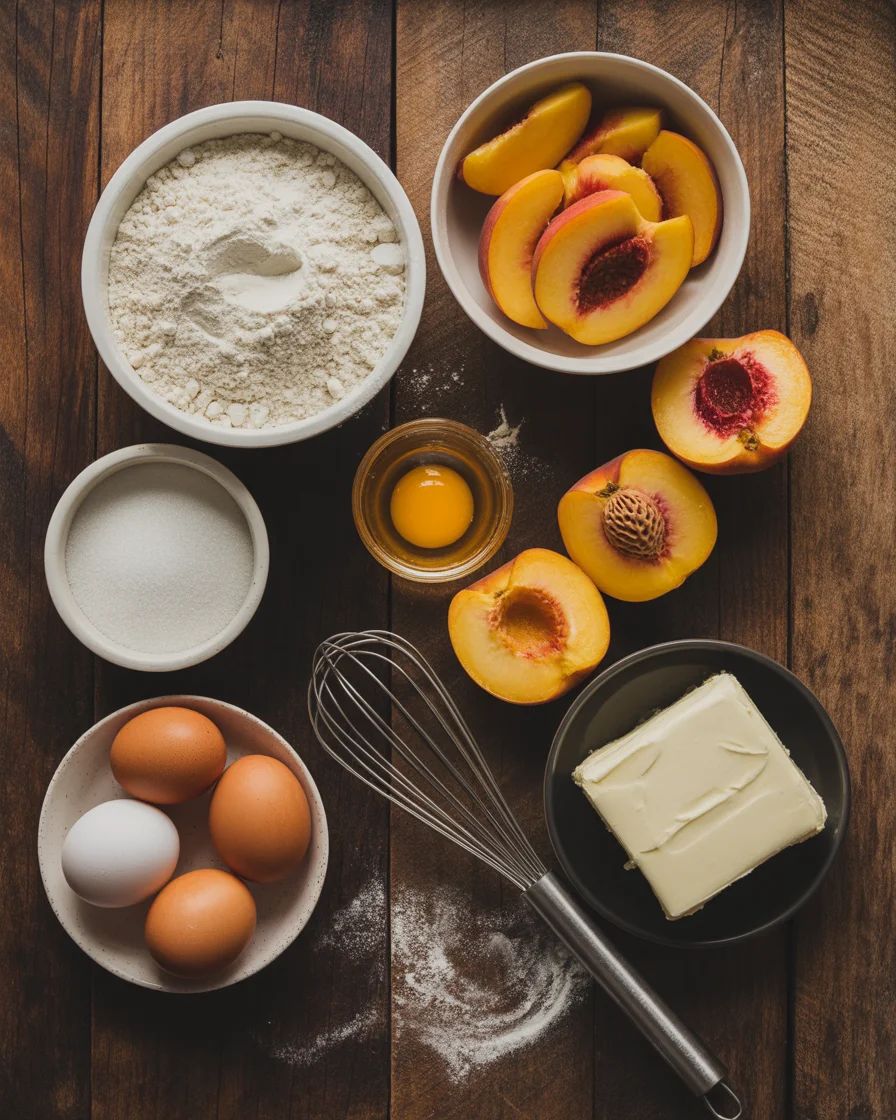 Sour Cream Peach Pound Cake