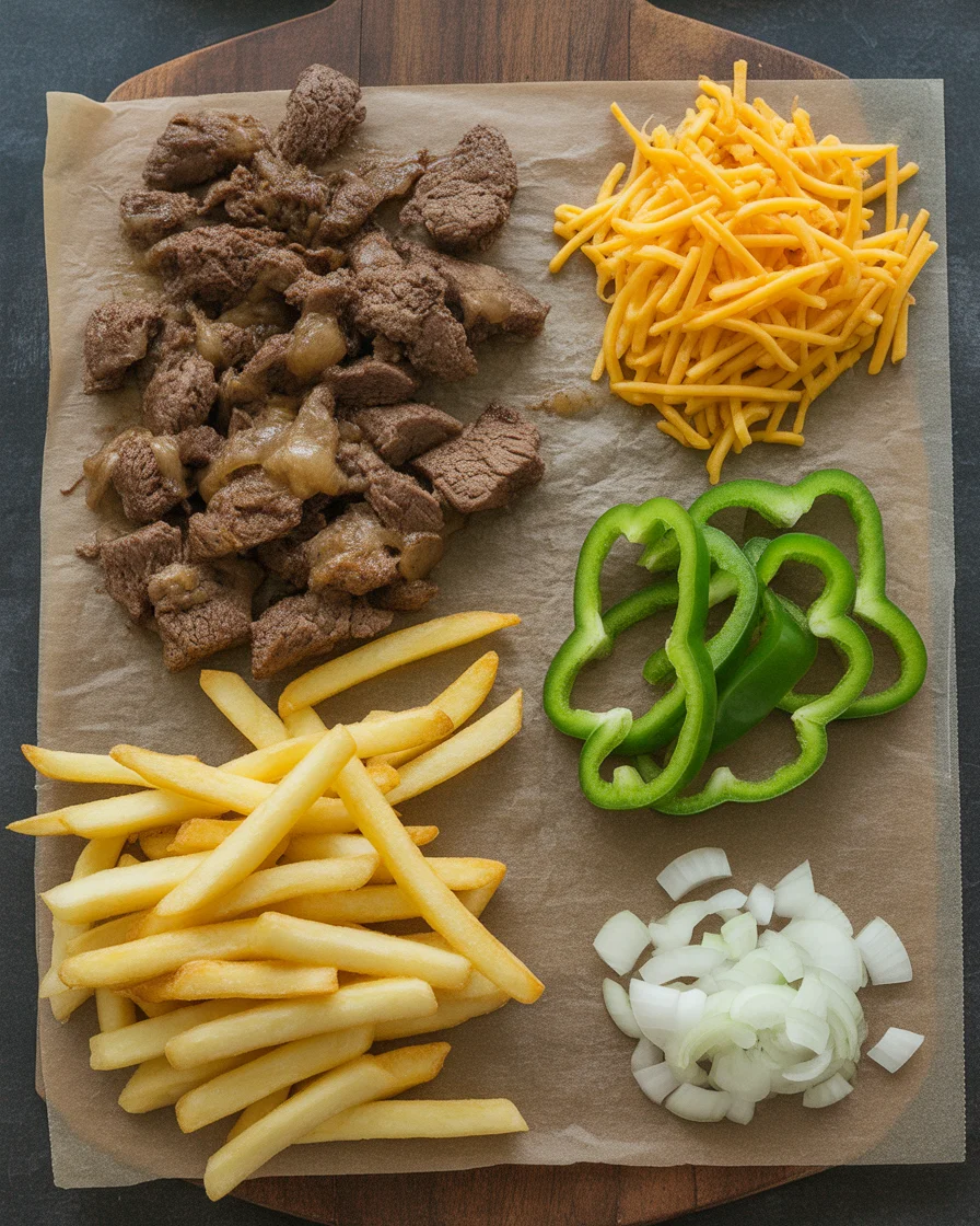 Philadelphia Cheesesteak fries