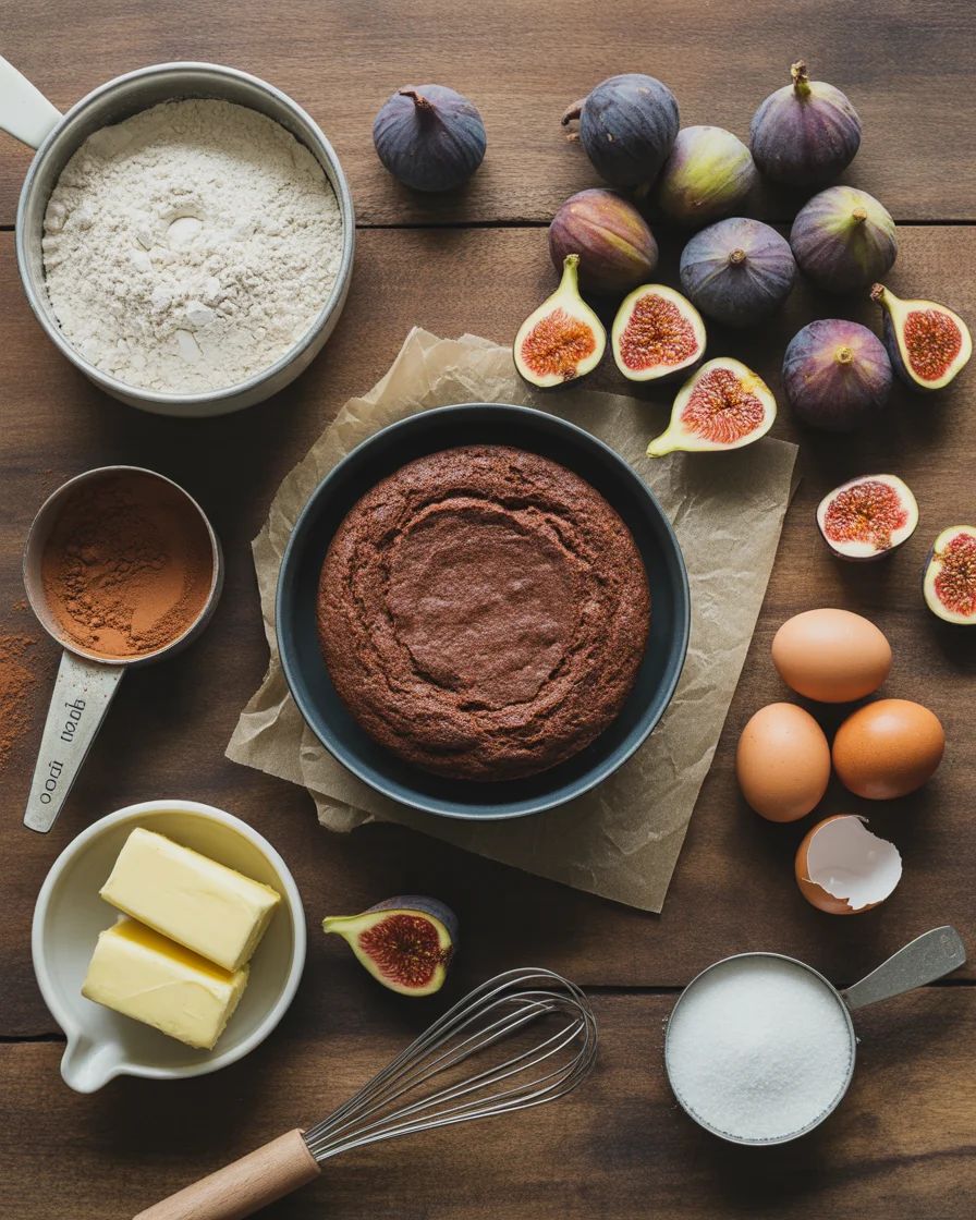 Decadent Chocolate Fig Cake