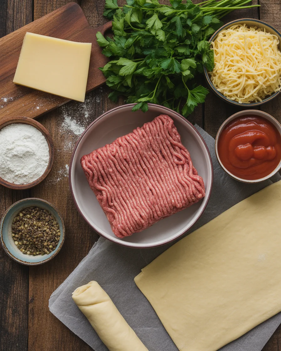 Garlic Butter Bacon Cheeseburger Rollups