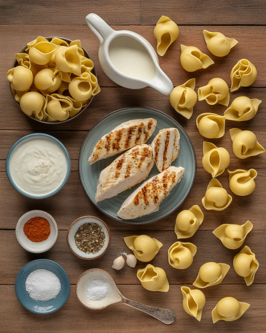 Asiago Tortelloni Alfredo with Grilled Chicken