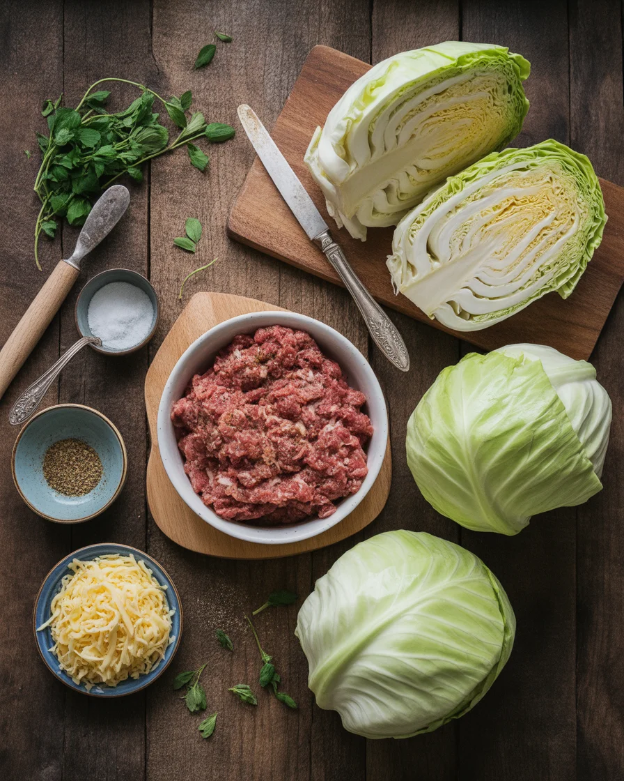 Oven-Baked Cabbage Burgers