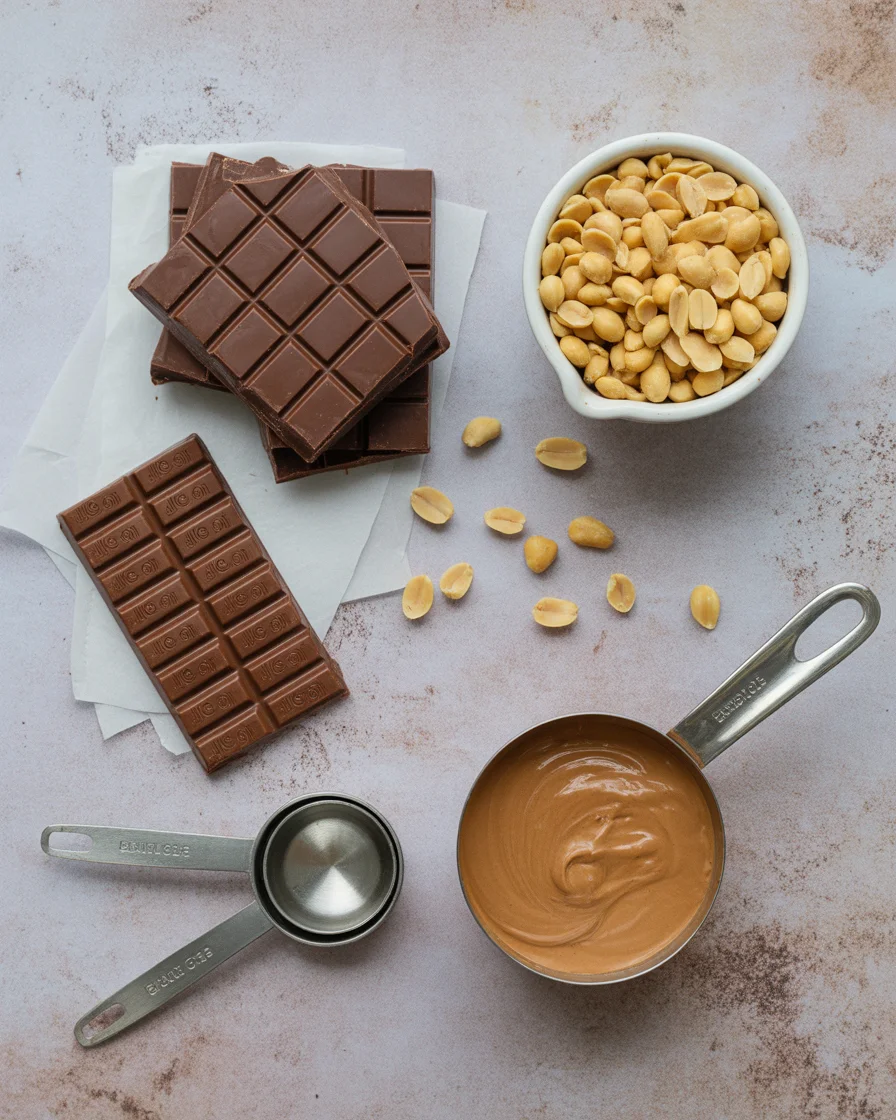 Chocolate Peanut Butter Peanut Clusters