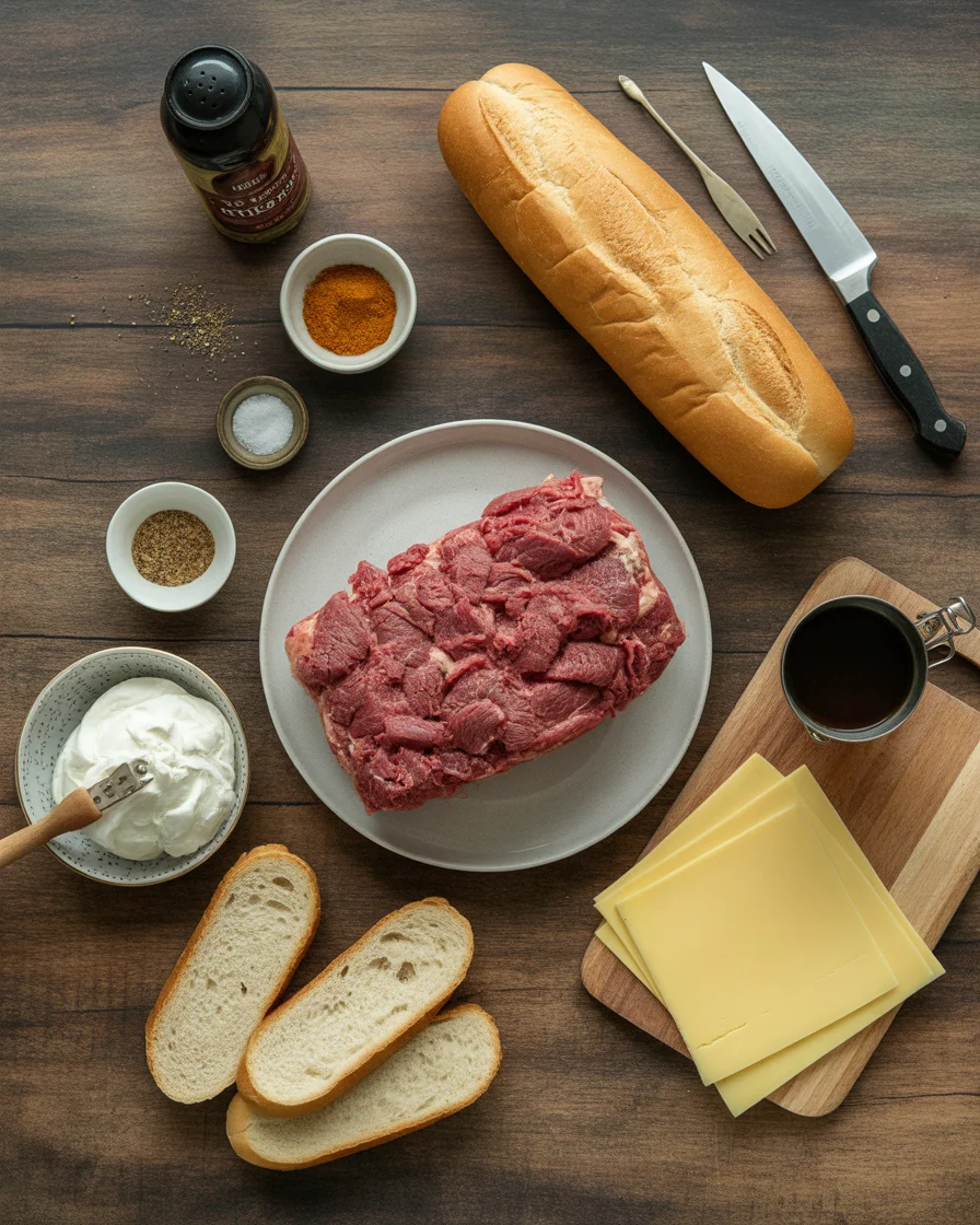 Crockpot French Dip Sandwich
