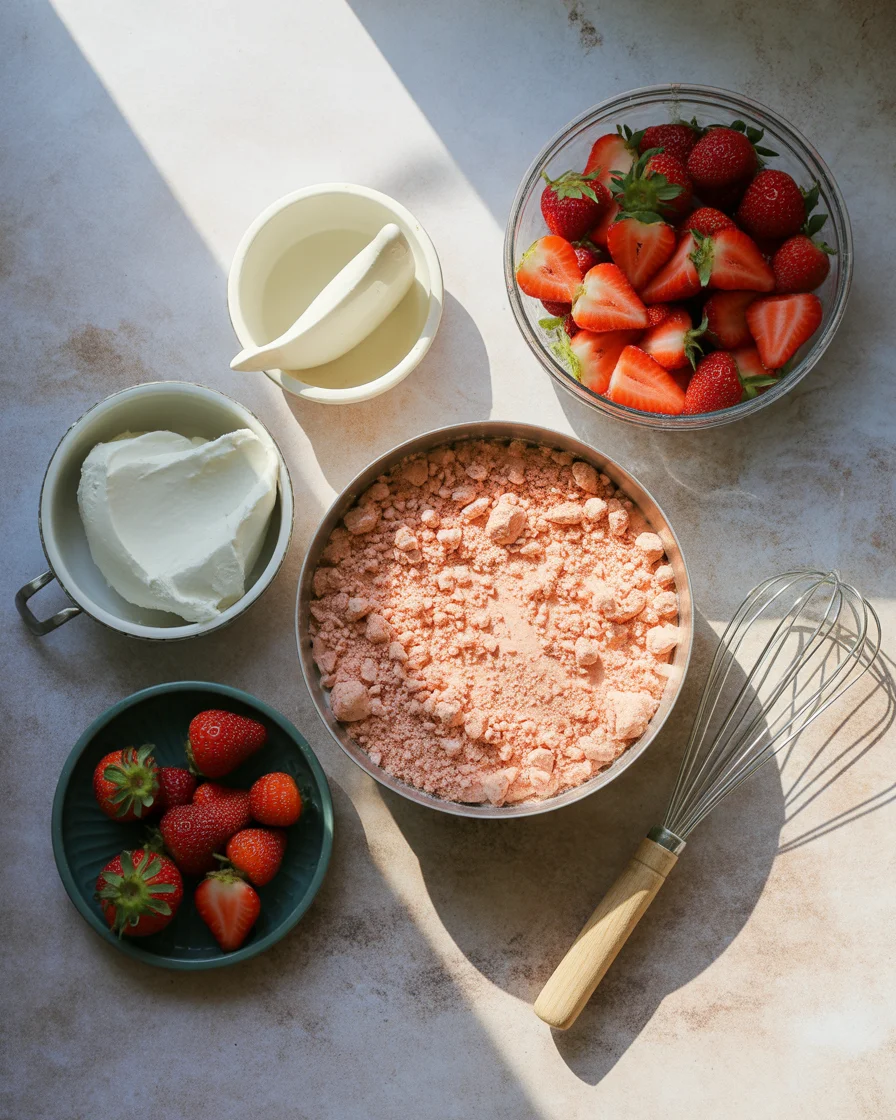 Berrylicious Strawberry Crunch Cheese Cake