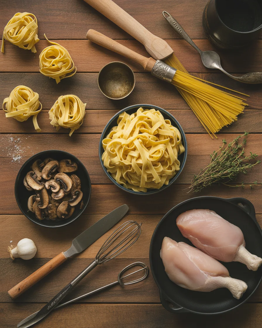 Chicken and Buttered Noodles