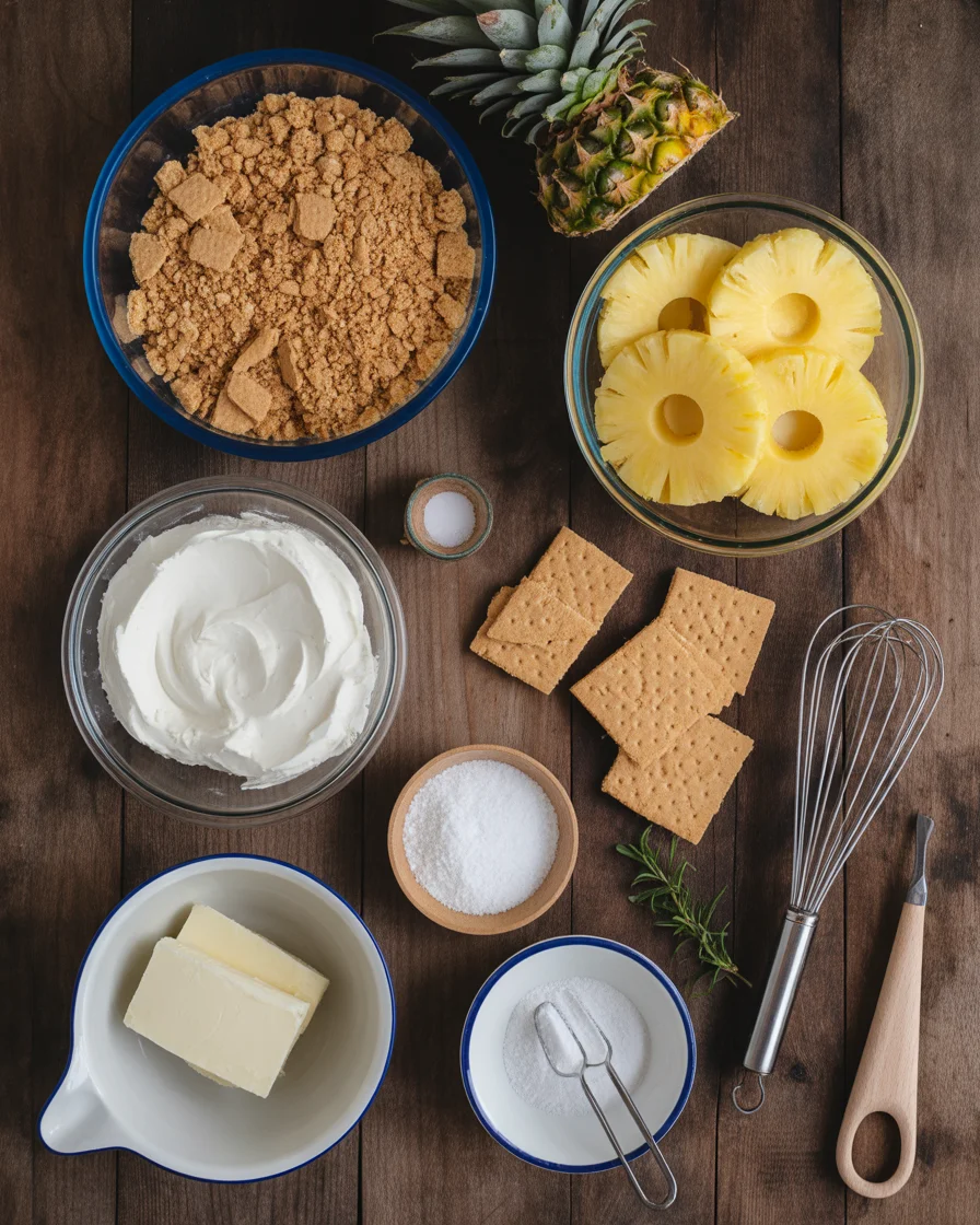 No-Bake Pineapple Heaven Cheesecake Dessert