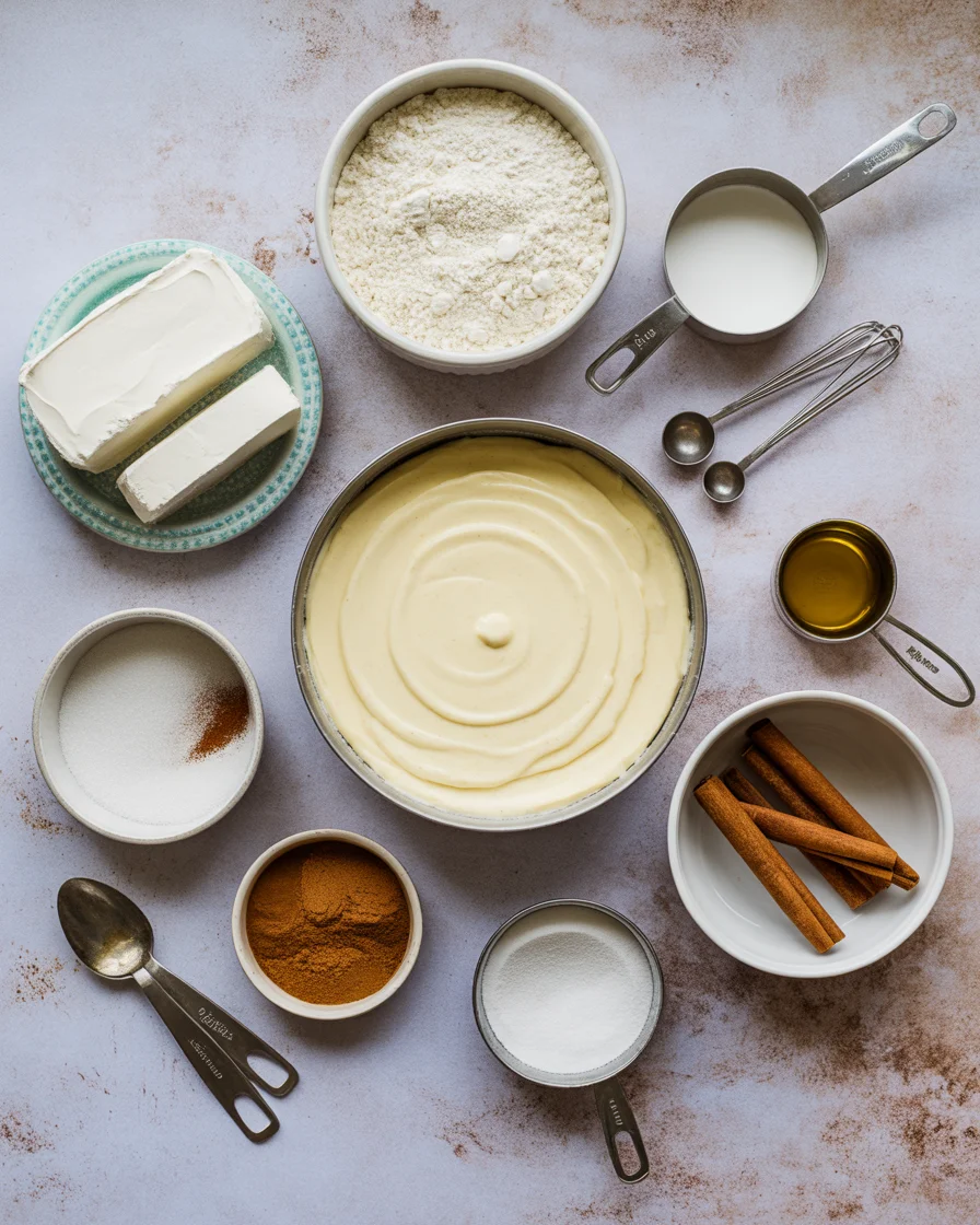 Cinnamon Roll Cheesecake with Cream Cheese Frosting