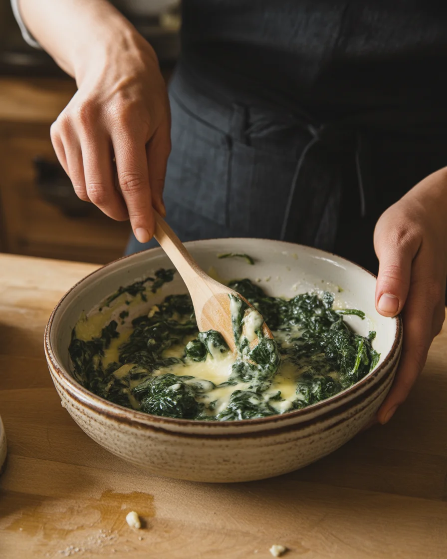 Spinach Dip Cheese Crisps