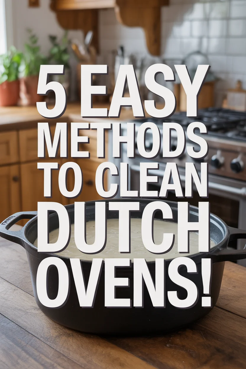 I Tried 5 Methods for Cleaning Burnt Dutch Ovens, and Discovered a Game-Changing Winner (It’s in Your Pantry!)
