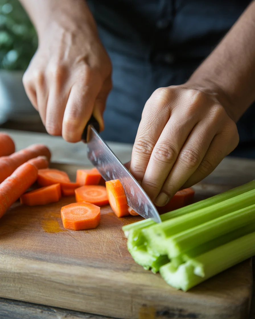 Lemon chicken orzo soup