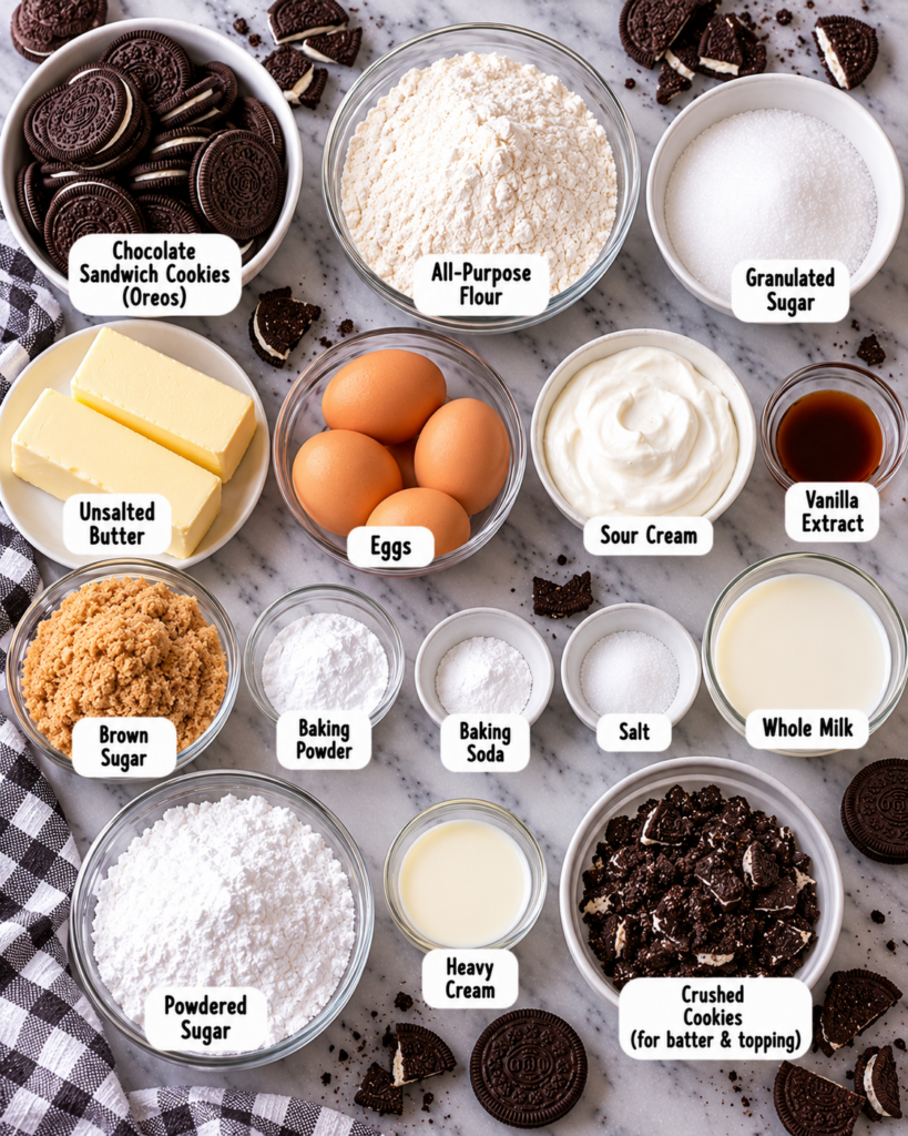Cookies Cream Pound Cake
