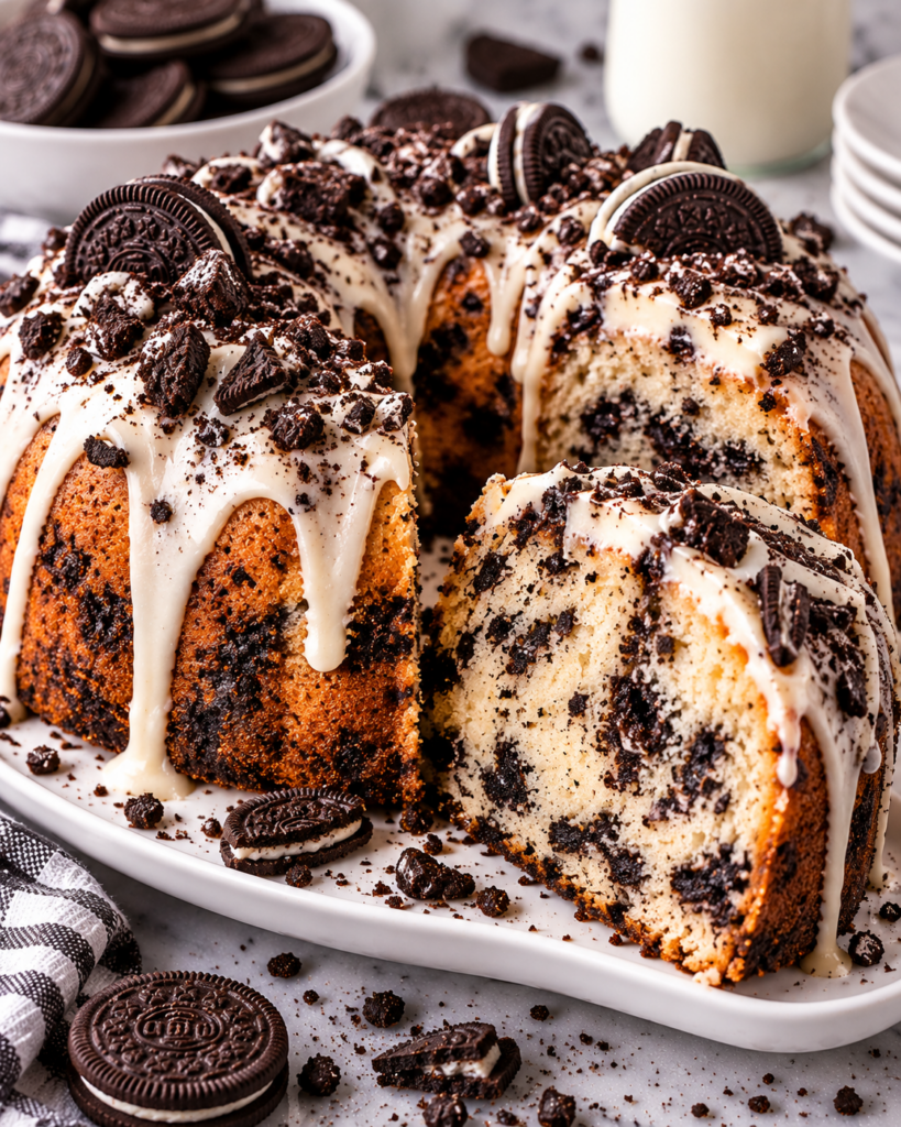 Cookies Cream Pound Cake