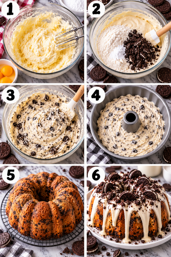 Cookies Cream Pound Cake