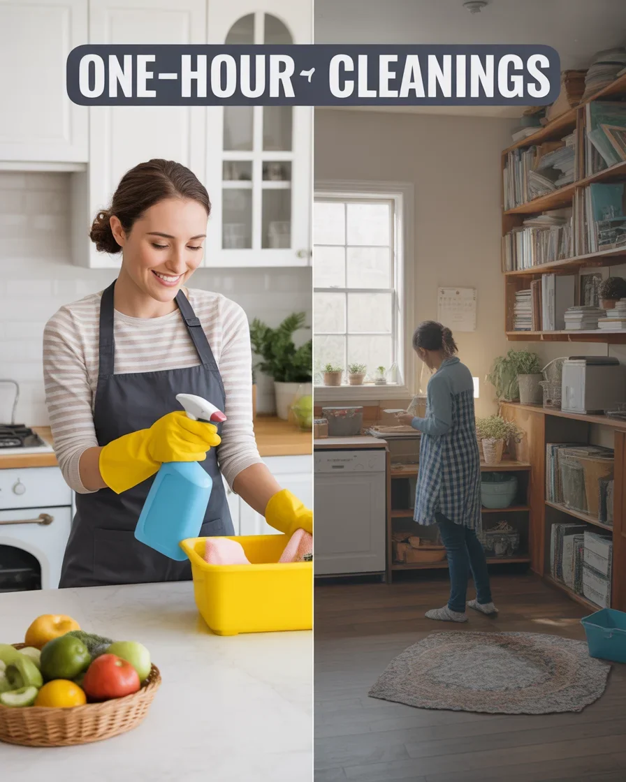 10 Simple Steps on How To Clean Your Entire House in 1 Hour