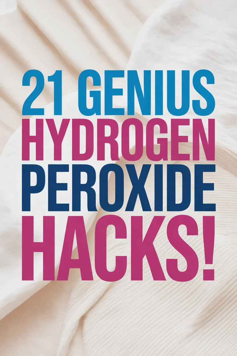 21 Hydrogen Peroxide Random Life Hacks